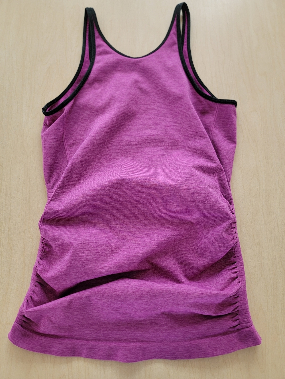Lululemon Women’s Purple Athletic Tank Top with Black Trim